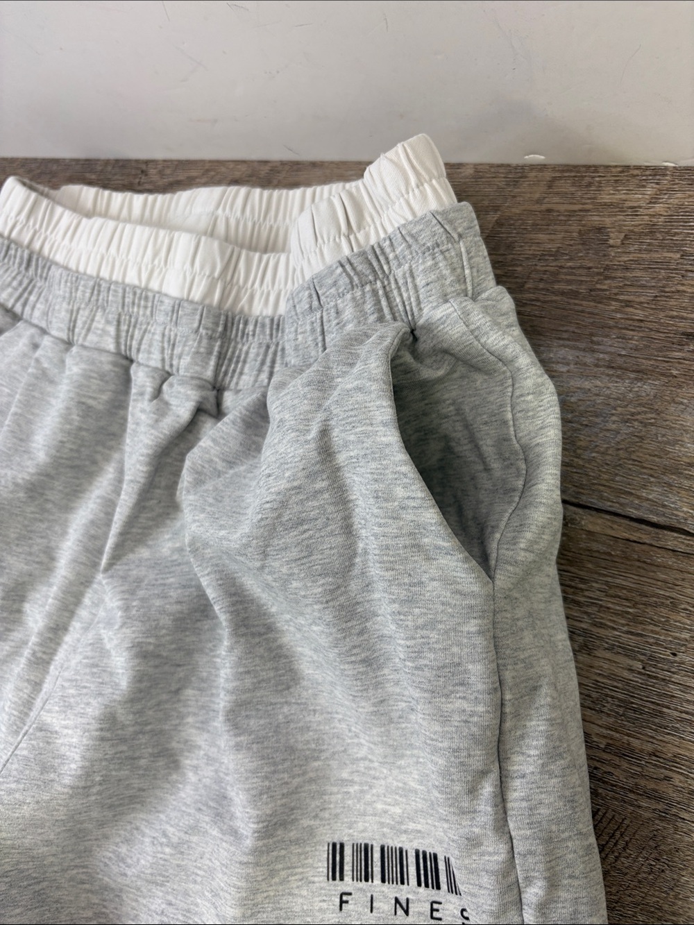 Finesse Grey Heather Slouchy Jogger Sweatpants Size Medium - Picture 6 of 11
